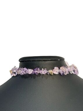 Amethyst Crystal Chip Bracelet